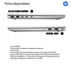HP ProBook 4 G1i AI Intel Core Ultra 7 255U Ordinateur portable 35,6 cm (14") WUXGA 16 Go DDR5-SDRAM 512 Go SSD Wi-Fi 7 (802.11be) Windows 11 Pro AI PC Argent