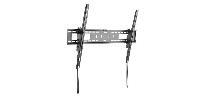 StarTech.com Support Mural TV pour Écran VESA 60-100 pouces (75kg) - Support Mural TV Universel Inclinable et Robuste - Support de Montage Ajustable pour Grands Écrans Plats - Profil Bas
