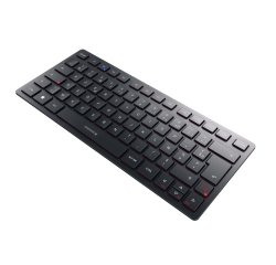 CHERRY KW 9200 MINI clavier Universel USB + RF Wireless + Bluetooth AZERTY Français Noir