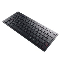 CHERRY KW 9200 MINI clavier Universel USB + RF Wireless + Bluetooth AZERTY Français Noir