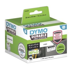 DYMO Durable Etiqueta para impresora autoadhesiva Blanco 57 x 32