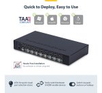 StarTech.com 8-Port HDMI KVM Switch with 1U Rack Mount Kit, 4K 60Hz HDMI 2.0, Push-Button & Hotkey Switching, 4-Port USB Hub, OS Independent, TAA Compliant