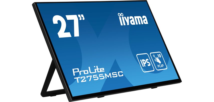 iiyama ProLite T2755MSC-B1 flat PC screen 68.6 cm (27") 1920 x 1080 pixels Full HD LED Touchscreen Desktop Black