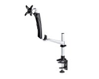 StarTech.com Soporte de Escritorio para Monitor VESA 75x75/100x100 de 27 Pulgadas 16:9 / 30 Pulgadas 21:9 Ultrawide - Grommet o Abrazadera en C - Ajuste sin Herramientas - Brazo Asistido por Resorte
