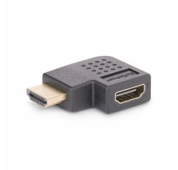 StarTech.com Adaptateur HDMI 2.0 à Angle Droit, Mâle vers Femelle, Économiseur de Port HDMI Horizontal à 90 Degrés, 4K 60Hz, Extension Coudé pour HDMI à Haut Débit, Raccord HDMI 2.0 en Angle Horizontal, M/F