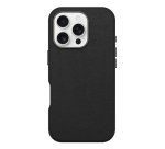 OtterBox Symmetry Series Cactus Leather pour MagSafe pour iPhone 16 Pro, Noir Ash