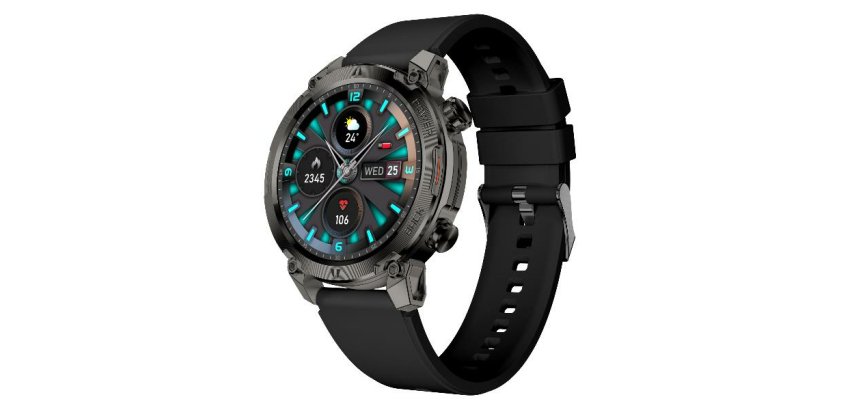 Nilox NXSWTRAILROUND Relojes inteligentes y deportivos 3,53 cm (1.39") Digital 360 x 360 Pixeles Pantalla táctil Negro