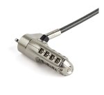 StarTech.com 6.6ft (2m) Laptop Cable Lock - Nano Slot Compatible 4 Digit Combination Security Cable Lock - Anti-Theft Vinyl Coated Steel Cable Lock for Nano Slot Computer/Device - TAA
