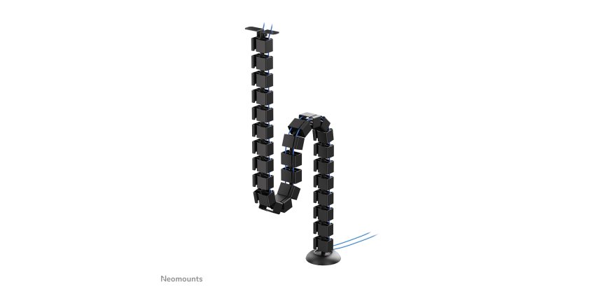 Neomounts ADS06-130BL Organizador vertebral de cables - fijación con tornillos - universal