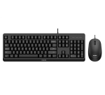 Philips Serie 2000 SPT6207BL/34 tastiera Mouse incluso Universale USB QWERTY Inglese Nero