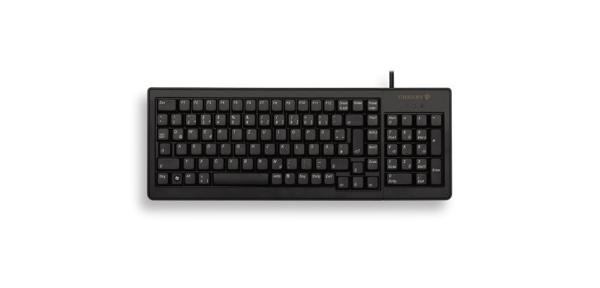CHERRY XS G84-5200 COMPACT KEYBOARD, Clavier filaire miniature, USB/PS2, noir, AZERTY - FR