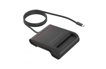 Conceptronic SCR01BC lector de tarjeta inteligente Interior USB USB Tipo C Negro
