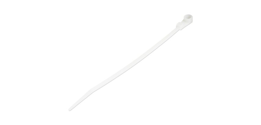 StarTech.com Bridas sujetacables de 15cm con perforación de montaje - 3 mm de ancho, para grupo de cables de 40 mm, soportan 18 kg de tensión, de Nylon 66, UL, paquete de 100