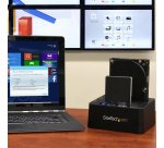 StarTech.com Duplicador Clonador Autónomo de Discos Duros o SSD SATA - Copiador de 2 Bahías - Base de Acoplamiento USB 3.1 (10Gbps) a Unidades SATA III de 2,5 o 3,5 Pulgadas