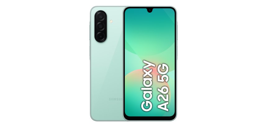 Samsung Galaxy A26 17 cm (6.7") Hybrid Dual SIM Android 15 5G USB Type-C 6 GB 128 GB 5000 mAh Mint colour
