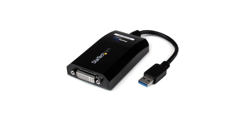 StarTech.com USB 3.0 naar DVI / VGA Adapter, 2048x1152, Externe Video & Graphische Kaart, Dual Monitor Display Adapter Kabel, Ondersteunt Mac & Windows
