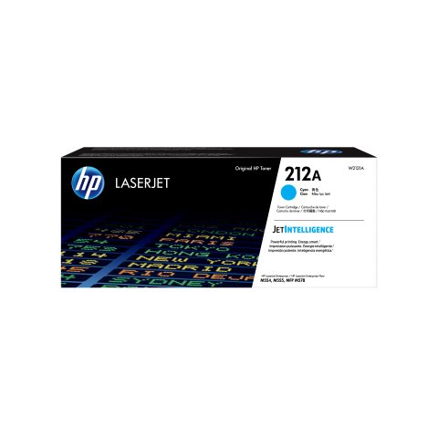 HP Cartucho de tóner Original LaserJet 212A cian