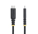 StarTech.com Câble de Charge USB-C de 2m, Durable et Ultra-Flexible, Verrouillage à Vis Latéral, PD EPR 240W (5A), Câble de Recharge USB 2.0 pour PC, Certifié USB-IF, Cordon USB-C Robuste