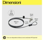 HP Lucchetto a combinazione per cavo nano Essential