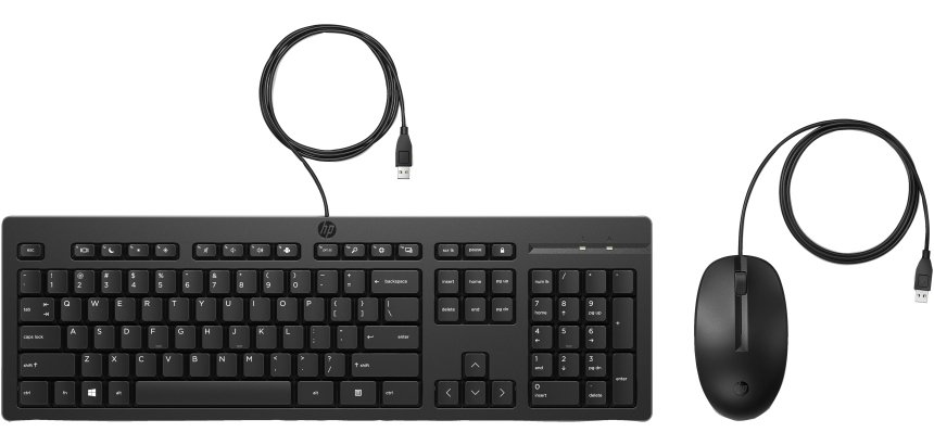 HP Pack Teclado + Ratón con cable 225