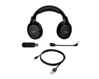HyperX Cloud Flight - Casque de jeu sans fil (noir-bleu) - PS5-PS4