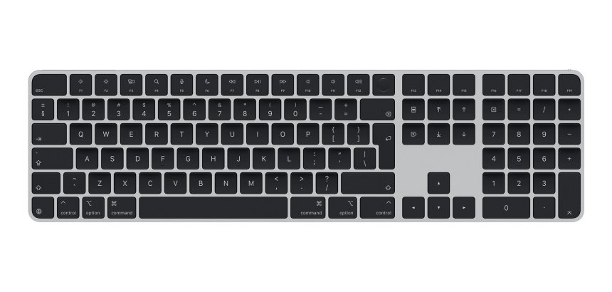 Apple Magic clavier Universel USB + Bluetooth QWERTY Anglais Noir