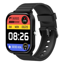 Celly TRAINERMATE2BK Relojes inteligentes y deportivos 5,11 cm (2.01") Digital 240 x 296 Pixeles Pantalla táctil Negro