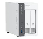 QNAP TS-216G server NAS e di archiviazione Tower Cortex-A Cortex-A55 4 GB HDD Bianco