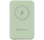 Verbatim Charge 'n' Go Polimeri di litio (LiPo) 10000 mAh Carica wireless Verde