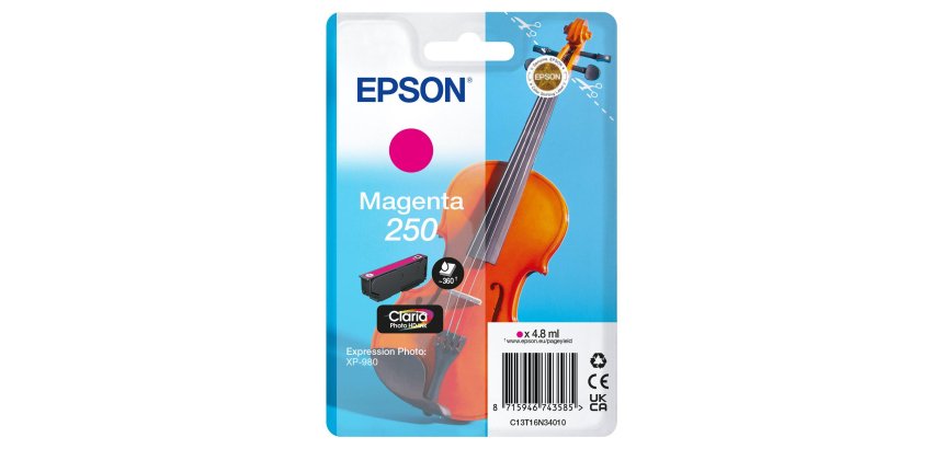Epson 250 Violin Claria Photo HD cartouche d'encre 1 pièce(s) Original Magenta