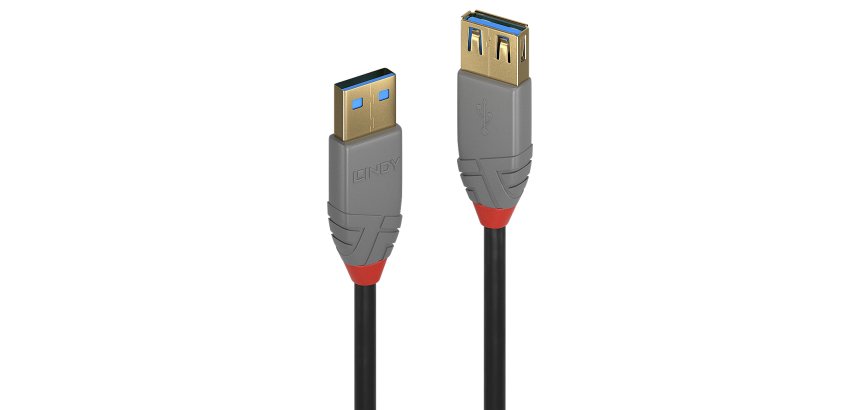 Lindy 36763 cavo USB USB 3.2 Gen 1 (3.1 Gen 1) 3 m USB A 5 Gbit/s Nero