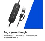 HP Poly Mission 825 Stereo USB Wired Headset