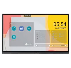 Sharp PN-L752B tableau blanc interactif 190,5 cm (75") 3840 x 2160 pixels Écran tactile Noir