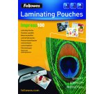 Pouches Impress100 - A4 - 216x303 mm - 2x100 micron - Fellowes - scatola 100 pezzi