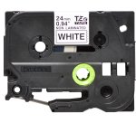 Brother TZE-N251 Casete de cinta laminada original Negro sobre plata, 24 mm x 8 m