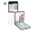 Samsung Galaxy Z Flip7 FE Smartphone AI, RAM 8GB, 256GB, Display 3,4" Super AMOLED/6,7" Dynamic AMOLED 2X, Fotocamera 50MP, White