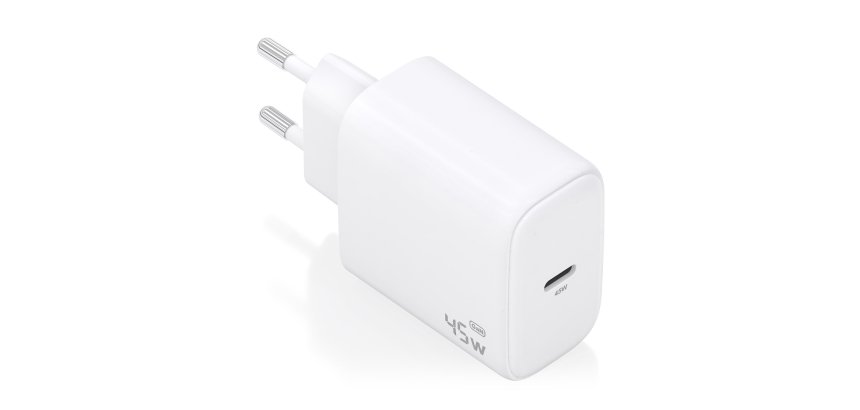 AISENS Cargador GaN 45W, 1xUSB-C PD3.0, Blanco