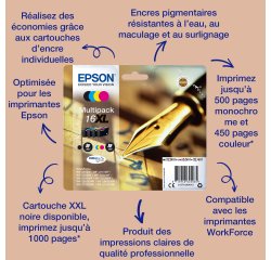 Epson Pen and crossword Singlepack Yellow 16XL DURABrite Ultra