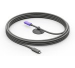 Logitech 952-000195 cable USB USB 3.2 Gen 2 (3.1 Gen 2) 5 m USB C Grafito, Violeta