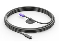 Logitech 952-000195 câble USB USB 3.2 Gen 2 (3.1 Gen 2) 5 m USB C Graphite, Violet