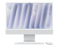 Apple iMac 24"Retina Display 4,5K, Chip M4 con CPU 8-core, GPU 8-core, 16GB, 256GB SSD, Argento