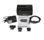 StarTech.com Station d'Accueil pour Disque Dur USB 3.0 à SATA à Baie Unique, Dock pour HDD USB 3.0 (5 Gbps), Docking Station pour HDD/SSD Externe 2,5/3,5" SATA I/II/III - Chargement par le Haut
