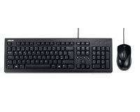 Pack Teclado + Ratón USB Negro ASUS U2000