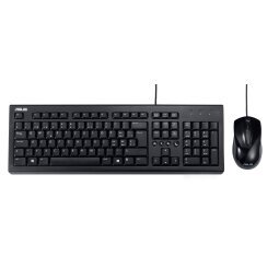 Pack Teclado + Ratón USB Negro ASUS U2000