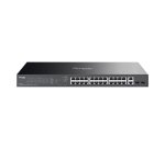 TP-Link ES228GP commutateur réseau Géré L2 Gigabit Ethernet (10/100/1000) Connexion Ethernet, supportant l'alimentation via ce port (PoE) Noir
