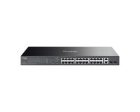TP-Link ES228GP commutateur réseau Géré L2 Gigabit Ethernet (10/100/1000) Connexion Ethernet, supportant l'alimentation via ce port (PoE) Noir