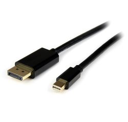 StarTech.com 4m Mini DisplayPort naar DisplayPort 1.2 Kabel - 4K x 2K UHD Mini DisplayPort naar DisplayPort Adapter Kabel - Mini DP naar DP Monitor Kabel - mDP naar DP Kabel - Zwart