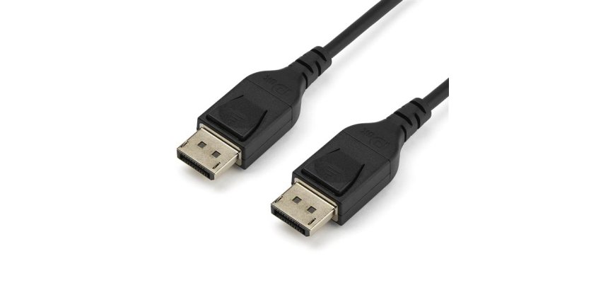 StarTech.com Câble Certifié VESA DisplayPort 1.4 2m - 8K 60Hz HBR3 HDR - Cordon Écran Super UHD DisplayPort vers DisplayPort - Câble Fin Ultra HD 4K 120Hz DP 1.4 M/M Connecteur M/M