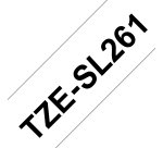Brother TZE-SL261 cinta para impresora de etiquetas Negro sobre blanco