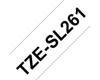 Brother TZE-SL261 ruban d'étiquette Noir sur blanc